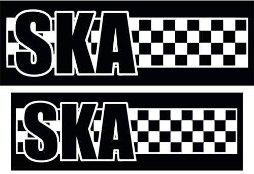 SKA Checkerboard 5 x Aufnäher + 5 x Aufkleber Pack