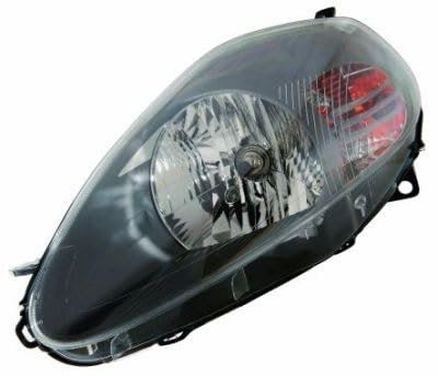 Scheinwerfer + Glühbirnen H4 Links Kompatibel mit Fiat Grande Punto 199 Punto Van 199 Abarth Grande Punto 199 05-11