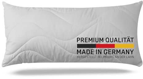 BEFA CARE Made in Germany Kopfkissen 40x80 cm aus Mikrofaser mit Aloe Vera, ÖKO-Text 100 Klasse 1 Zertifiziert