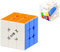 Bokefenuo Cuber QY Smart Cube 3 x 3 Toys Speed Cube magnetisch, ohne Aufkleber, intelligente Verfolgung von zeitgesteuerten Bewegungsschritten mit App (die Batterieversion lädt nicht auf)