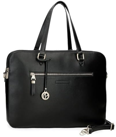 Pepe Jeans Elia Bagaglio- Borsa messenger donna, Nero, Taglia unica, Borsa per computer portatile