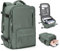 SZLX Sac à Dos Voyage Cabine 40x20x25 Ryanair Bagage Cabine 45x36x20 Easyjet Femme Bagage à Main Sac à Dos pour Ordinateur Portable Homme Imperméable avec USB Sac de Sport Vert foncé