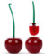 Juego de escobilla de inodoro de plástico con forma de cereza de color rojo cereza escobilla para escobilla y soporte de baño, cepillo de dientes de agua cereza herramienta para limpieza de inodoro