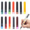 Fountain Pen Refills - 12PCS Ink Cartridges | univerrsal Pen Refills | Calligraphy Pen Fountain Pen | Colorful Fountain Pen Ink Cartridges Refill Fits A Wide Range of Pens Pen Refill Cartridges