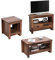 Modern Wooden Living Room Furniture Set with Lamp Table Coffee Table Corner TV Unit and Storage Cabinet 3 Pieces