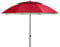 Doppler Sonnenschirm 200cm in rot I für Strand sowie Balkon & Terrasse I Schirm höhenverstellbar I Mit UV-Schutz & knickbar I Für Strand & Freibad I Strandschirm
