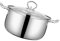 KOCKSHION Stainless Steel Cooking Pot with Lid Multi Functional Saucepan for Induction Gas Hobs Design for Soups Stews Pasta Safe Heat Absorption for Everyday Cooking