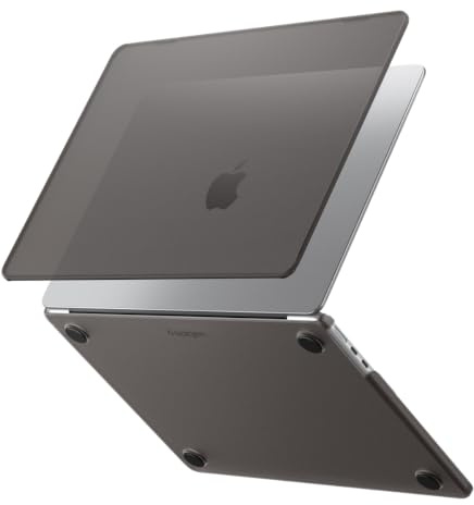 Spigen Air Skin Case for Macbook Air 13 inch | Translucent Hard Shell Case, Premium Matte Finish for M5-M1 & Pro/Max Series (2026-2021) - Frost Black