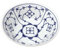 Eschenbach Porzellan Group Tallin Indischblau Schüssel rund 21 cm, Porzellan, Indigoblau, 1 x 1 x 1 cm