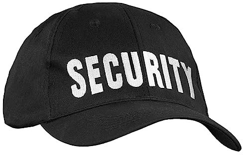 Mil-Tec Herren Baseballkappe-12076097 Baseballkappe, Security', Einheitsgröße EU