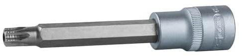 KS Tools 917.1293 1/2 Bit-Stecknuss TX mit Stirnlochbohrung, lang, TB20