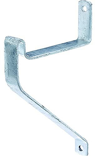 Alberts 802202 Leiterhaken | abgewinkelt | feuerverzinkt | Tiefe 150 mm | Höhe 275 mm | 2er Set