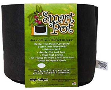 Smart Pot Vase 3,8L en tissu noir