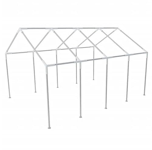vidaXL Pavillon Stahlgestell Partyzeltrahmen Zeltrahmen Gestell für Gardenzelt 8 x 4 m