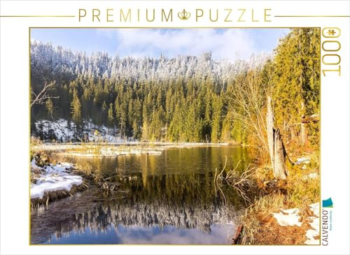 CALVENDO Puzzle Huzenbacher See | 1000 Teile Lege-Größe 64 x 48 cm Foto-Puzzle für glückliche Stunden
