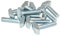 100x Hammerschraube Nut 8 - Typ B - M6 x 25 mm, Steg 1,5 mm, Stahl verzinkt