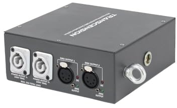 Transcension HS2 Hybrid PowerCON DMX Distribution Splitter