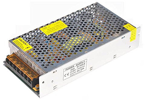 LEDSone IP20 DC 5 V Haute Qualité Usage Intérieur Alimentation Régulée Universelle de Commutation pour Bande LED CCTV, 5V 100W 20A, 1