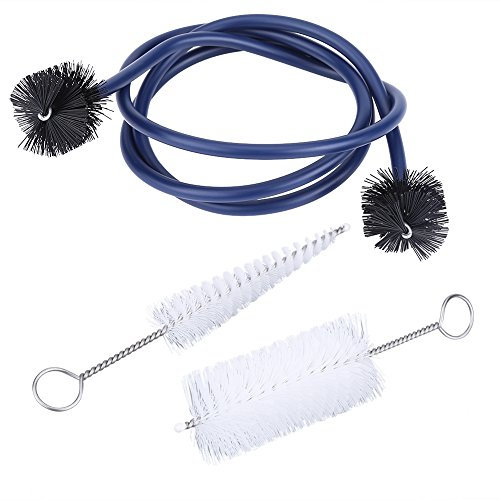 Alomejor Trompetenreinigung Set, Trompeten Mundstück Bürste, Ventil, Trompete, Pflege und Reinigung Bürsten Set für Musikinstrumente