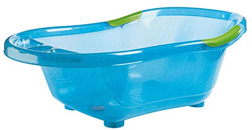 dBb Remond Baignoire Rigide Bleue Translucide Pailletée Bleu