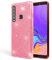 NALIA Custodia in Silicone compatibile con Samsung Galaxy A9 2018, Glitter Gel Copertura Protezione Sottile Cellulare, Slim Smartphone Cover Case Protettiva Scintillio Bumper, Colore:Pink