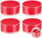 4 Stück Schwamm Cup Befeuchter Finger Nassbefeuchter Fingerspitze Papier Befeuchter Kunststoff Runde Desktop Schwamm Befeuchter, 7,9 cm für Griff Zählen Papiere, Dokumente