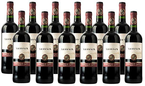 Artevin vino TINTO - Caja 12 botellas x 750 ml (Caja 12 botellas)