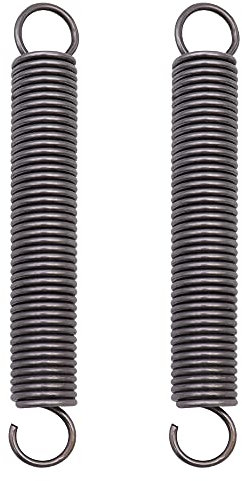 NewZC Molla di Trazione 150 mm 2 Pezzis Molle Intensione Doppio Gancio Acciaio Inossidabile Molla di Compressione Metallo per Tende Trampolino -Diametro del Filo 2 mm Diametro Esterno 18 mm
