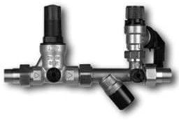SYROBLOC Sicherheitsgruppe Typ 25 m. DM DN 20 x G 1, 6 bar, rohgelb 0025.20.009