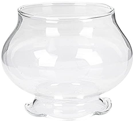 Weihnachten Feier Transparenter Glas Lampenschirm für Petroleumlampe Klein