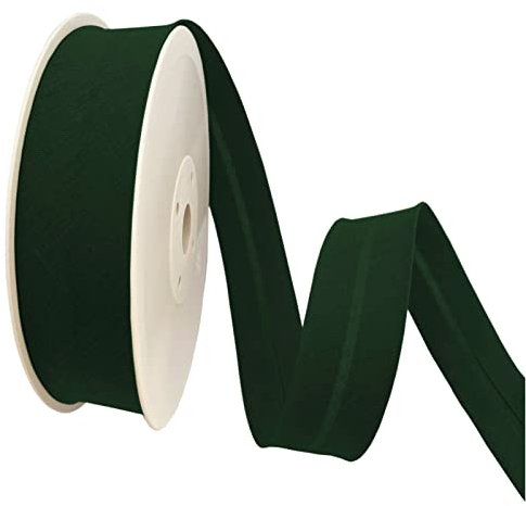 TEXTEX = 20 mm Breites Schrägband. 50% Baumwolle und 50% Polyester. Stück von 10m - (Grüne Flasche)