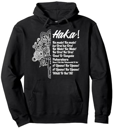 Neuseeland Maori Ka Mate Rugby Haka Pullover Hoodie