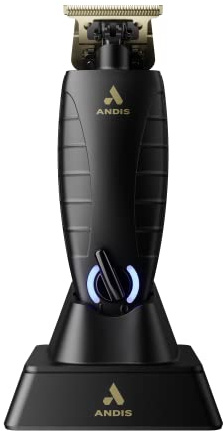 Andis 74150 GTX-EXO Professional Cord/Cordless Lithium-ion Electric Beard & Hair Trimmer with Charging Stand, Black