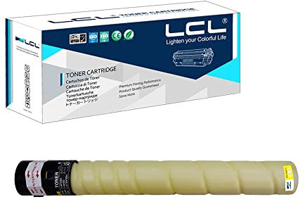 LCL Kompatibel Tonerkartusche TN321 TN-321 TN321C TN-321C A33K250 High Yield (1 Gelb) Kompatibel für Konica Minolta BizHub C224 C224e, Konica Minolta BizHub C284 C284e,Konica Minolta BizHub C364 C364e