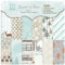 ZAKHSE Motivpapier Weihnachten,48 Blätter Bastelpapier Muster,Designpapier 15,2x15,2cm,Schneeflocke Kreis Musterpapier Set,Einseitige Bedruckt Papierblock für Scrapbook Basteln Kartenherstellung