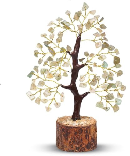 Arbre de vie en cristal de jade vert – Cadeaux spirituels pour femmes et hommes, décorations de salon, arbre porte-bonheur, cadeaux en cristal