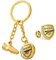 Arsenal F.C. Keyring and Pin Badge Gift Set, Supporters Gear - Football Gifts