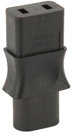 IEC320 C8 auf C9 Adapter Stromwandler, 6 A 250 V, 1500 W, Einfache Struktur, PVC-Kunststoffgehäuse, Geeignet für Laptops und Mehr