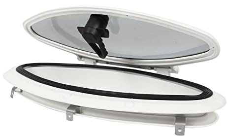 Ventana de Portillo para Barco, Acero Inoxidable, Antienvejecimiento, Ojo de Buey Ovalado, para Barco, Yate, Barco, RV