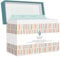 Designer Papers Grußkarte für alle Anlässe, sortiert (24 Karten mit Umschlägen), mehrfarbig gestreift, Organizer-Box – Geburtstag, Dankeschön, Genesung, Trauer, Hochzeit, Geburt und Glückwünsche