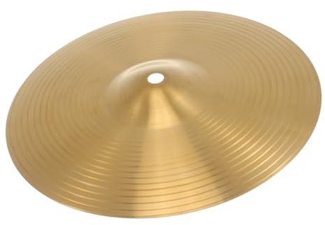 ibasenice Platillo Crash De Latón Para Batería Jazz Sonido Vibrante y Brillante Accesorio De Percusión Profesional Para Estilos De Jazz
