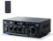 NEOHIPO HiFi-Verstärker AK45 Mini Bluetooth Stereo-Audioverstärker Receiver 12V/ 220V 400W 2 Kanäle Digitale Endverstärker Soundverstärker w/UKW-Radio, SD/USB-Karteneingang, für Zuhause oder Auto