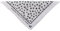 fashionchimp Bandana aus 100% Baumwolle, Premium-Qualität, Nicki-Halstuch für Damen und Herren, 50x50cm (Pfoten) BAN007