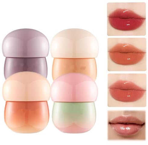 Blurring Pudding Pot Lip, Free Blurring Pudding Pot Lip, Pudding Glow Lip Balm, Non-Sticky Glossy Tinted Lip Balm Makeup, Long-Lasting Waterproof and Non-Sticky