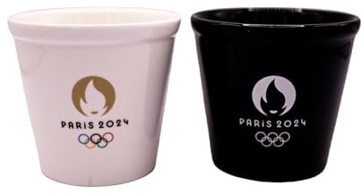 PARIS 2024 2 x tasse gobelet café expresso 12 cl - JO Collection officielle Jeux Olympiques et Paralympiques