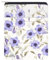 Custodia per Libri A Fiori Blu NICENEEDED con Tasca Frontale, Custodie per Libri Impermeabili Portatili con Cerniera