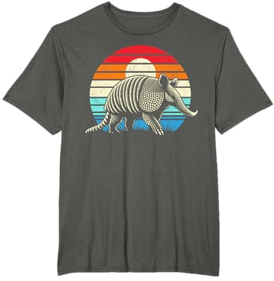 Divertente Armadillo Xenarthra Retro Zerocalcare Armadillo Maglietta