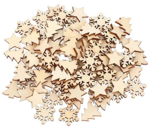 200 Stück Holzsterne Streudeko,Tischdeko Weihnachten,Streudeko Weihnachten,Holzsterne zum Basteln,Deko Sterne Holz,Mini VerschöNerungen für Handwerk Making DIY,Geburtstag,Beschriften,Hochzeitsdeko