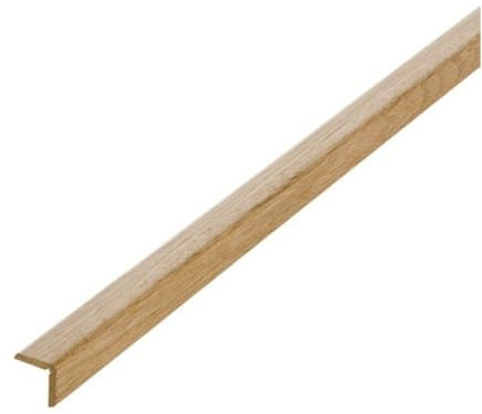 FORESTEA Lot de 16 Baguettes Angles chêne Massif 2400 x 28 x 28 mm
