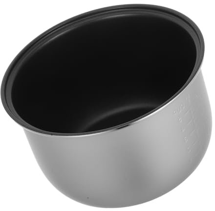 LIFKOME Eléctrica Olla Interior Revestimiento Para Olla Arrocera Olla Interior De Acero Inoxidable Olla Interior Para Olla Arrocera Recipiente De Repuesto Para Olla
